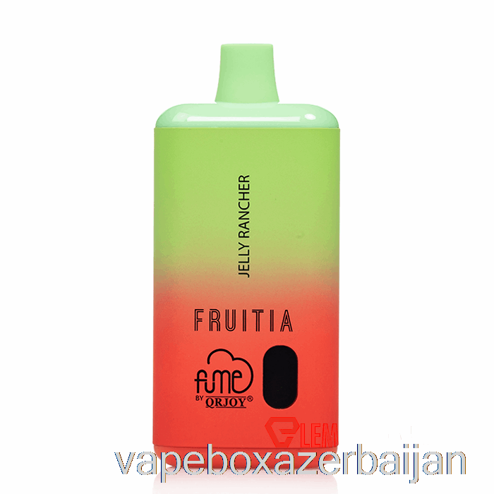 Vape Box Azerbaijan Fruitia x Fume 8000 Disposable Jelly Rancher